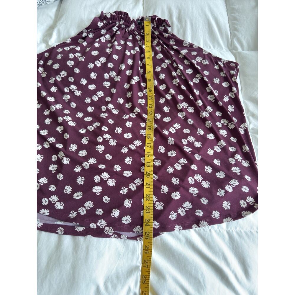 Ann Taylor Factory Ruffled Neck Tank XL - Picture 6 of 6
